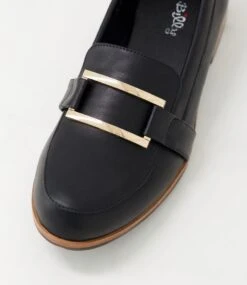 Hisho Black Loafers -Lynx Shoes Shop IL12030BLASM 5