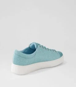 Liberace Lt Blue Glitter Sneakers -Lynx Shoes Shop IL12035JLK48 4