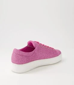 Liberace Pink Glitter Sneakers -Lynx Shoes Shop IL12035PIN48 4