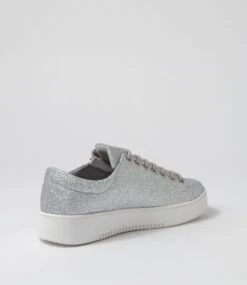 Liberace Silver Glitter Sneakers -Lynx Shoes Shop IL12035SIL48 4