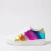 Lively White Rainbow Sneakers -Lynx Shoes Shop IL12036WIYSM 2