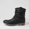 Noinsi Black Ankle Boots -Lynx Shoes Shop IL12047BLASM 2