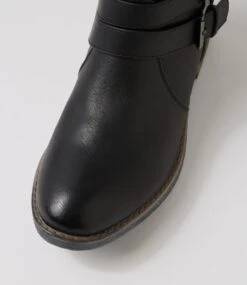 Noinsi Black Ankle Boots 10 Noinsi Black Ankle Boots -Lynx Shoes Shop IL12047BLASM 5