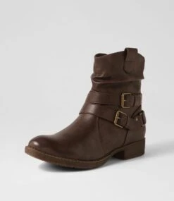 Noinsi Choc Ankle Boots -Lynx Shoes Shop IL12047E91SM 3