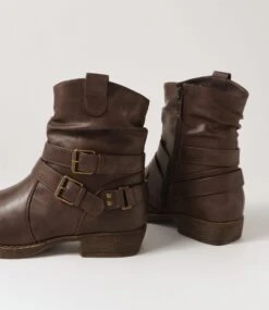 Noinsi Choc Ankle Boots -Lynx Shoes Shop IL12047E91SM 6