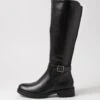 Obelvia Black Knee High Boots 1 Obelvia Black Knee High Boots -Lynx Shoes Shop IL12048BLASM 2