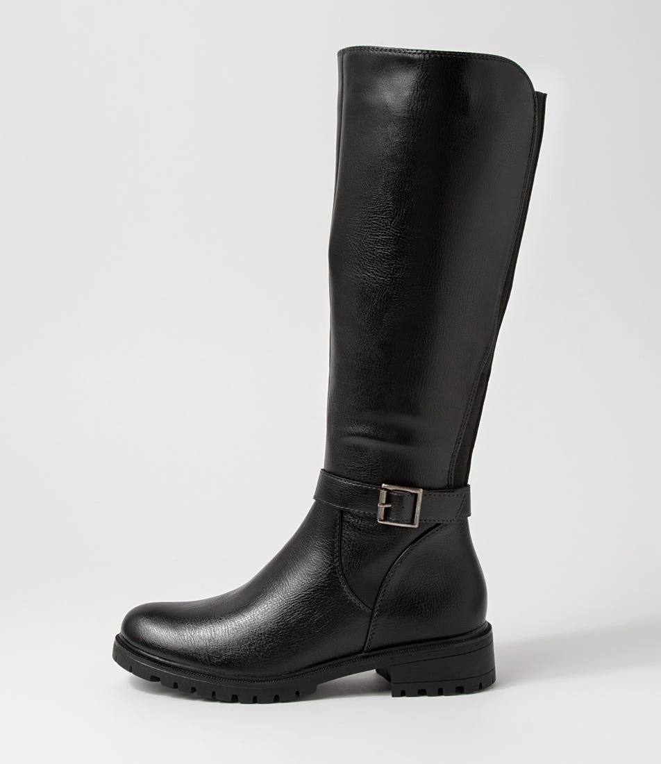 Obelvia Black Knee High Boots 3 Obelvia Black Knee High Boots
