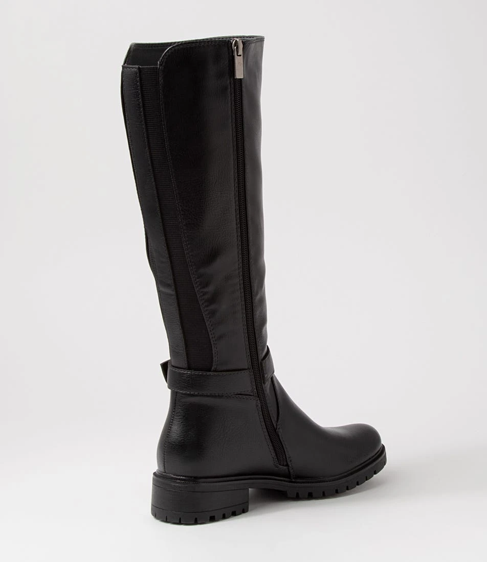 Obelvia Black Knee High Boots 5 Obelvia Black Knee High Boots - Image 3