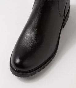 Obelvia Black Knee High Boots 10 Obelvia Black Knee High Boots -Lynx Shoes Shop IL12048BLASM 5