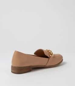Qizzin Dark Nude Loafers -Lynx Shoes Shop IL12049NJDSM 4