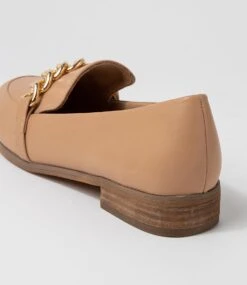 Qizzin Dark Nude Loafers -Lynx Shoes Shop IL12049NJDSM 6