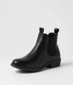 Roma Black Ankle Boots -Lynx Shoes Shop IL12051BLASM 3