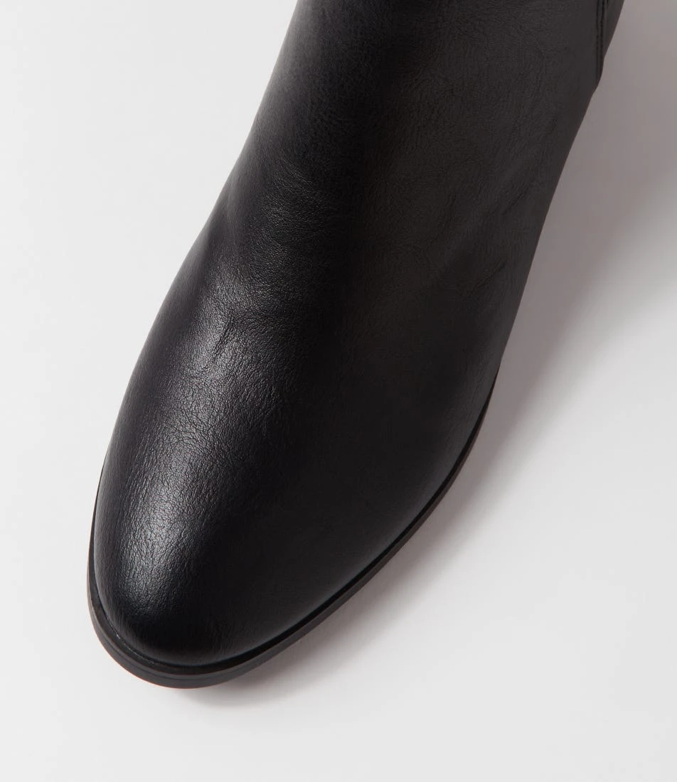 Tejai Black Stretch Knee High Boots 6 Tejai Black Stretch Knee High Boots - Image 4