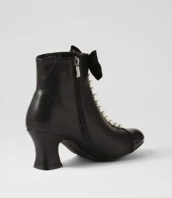 Yuliet Black Patent Pu Ankle Boots -Lynx Shoes Shop IL12061B581E 4