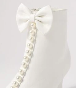 Yuliet Black Bone Patent Pu Ankle Boots -Lynx Shoes Shop IL12061CPZ1E 6