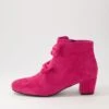 Hamrod Fuchsia Microsuede Heels 1 Hamrod Fuchsia Microsuede Heels -Lynx Shoes Shop IL12064P22MS 2