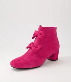 Hamrod Fuchsia Microsuede Heels 8 Hamrod Fuchsia Microsuede Heels -Lynx Shoes Shop IL12064P22MS 3
