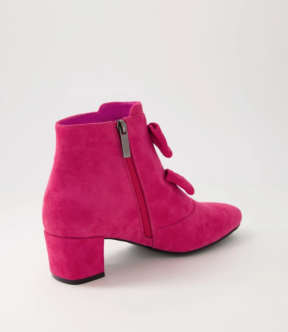 Hamrod Fuchsia Microsuede Heels 5 Hamrod Fuchsia Microsuede Heels - Image 3