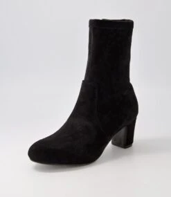 Kerwyn Black Microsuede Ankle Boots 8 Kerwyn Black Microsuede Ankle Boots -Lynx Shoes Shop IL12066BLAMS 3