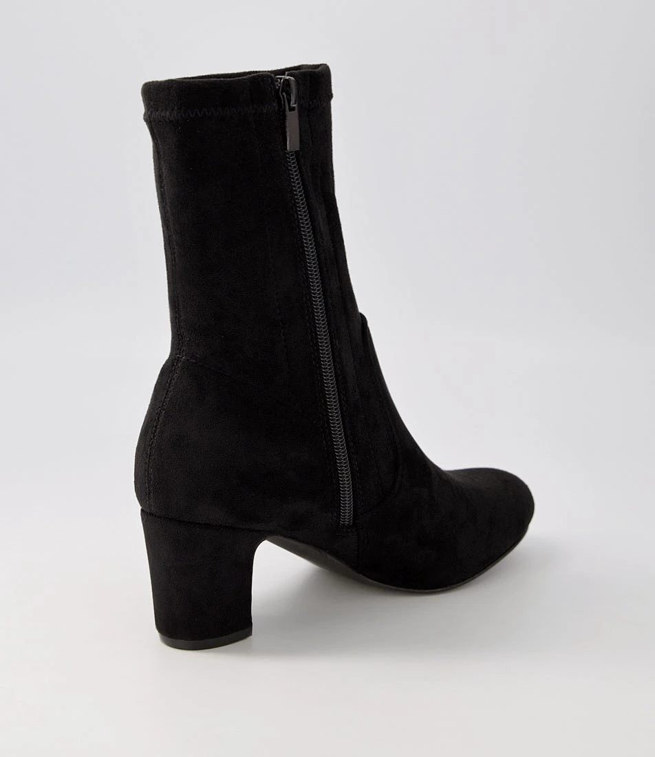 Kerwyn Black Microsuede Ankle Boots 5 Kerwyn Black Microsuede Ankle Boots - Image 3