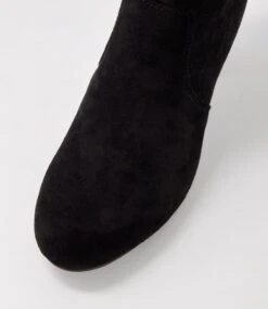 Kerwyn Black Microsuede Ankle Boots 10 Kerwyn Black Microsuede Ankle Boots -Lynx Shoes Shop IL12066BLAMS 5