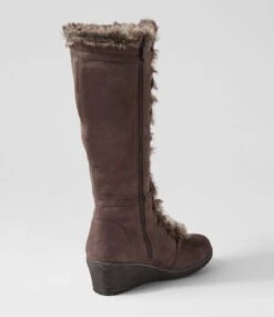 Tommilee Grey Microsuede Knee High Boots 9 Tommilee Grey Microsuede Knee High Boots -Lynx Shoes Shop IL12069GRYMS 4