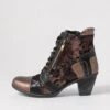 Zolika Bronze Multi Lace Up Boots -Lynx Shoes Shop IL12070M11HG 2