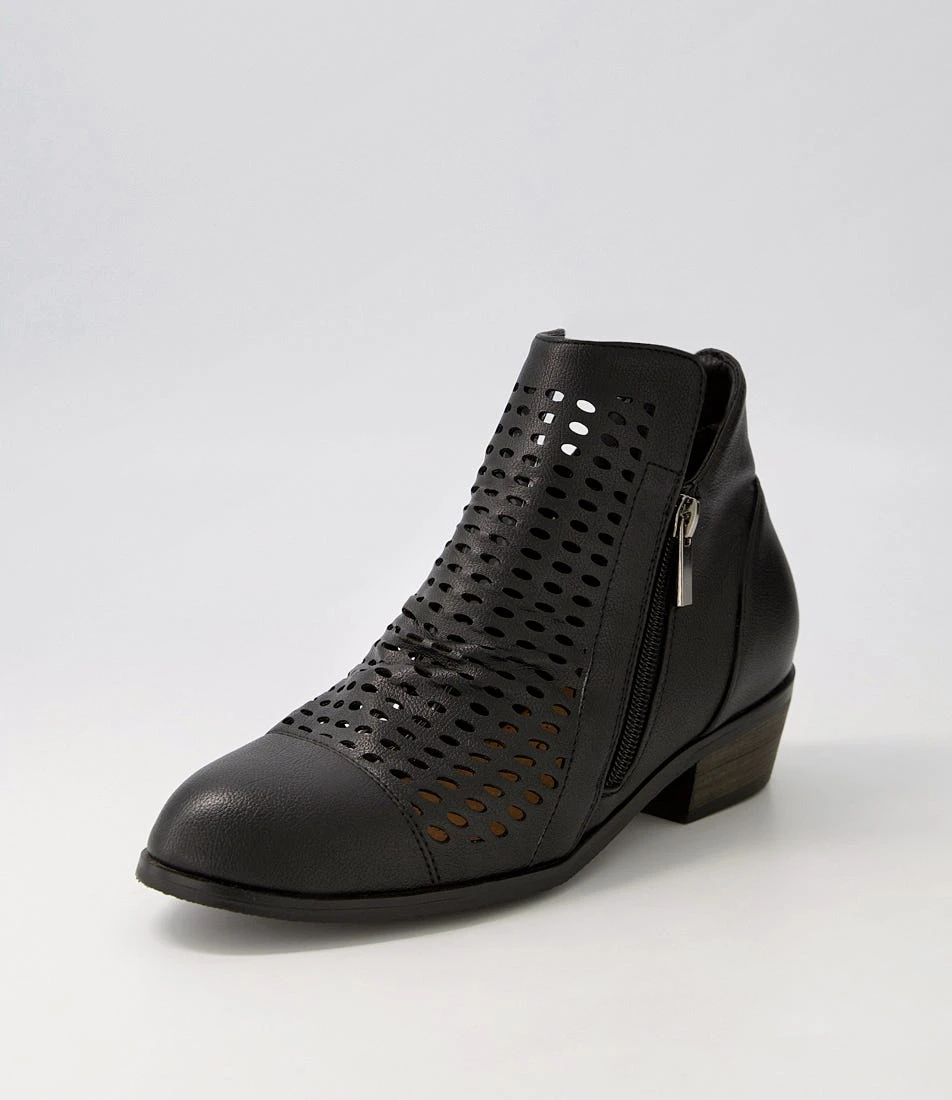 Calissie Black Ankle Boots 4 Calissie Black Ankle Boots - Image 2