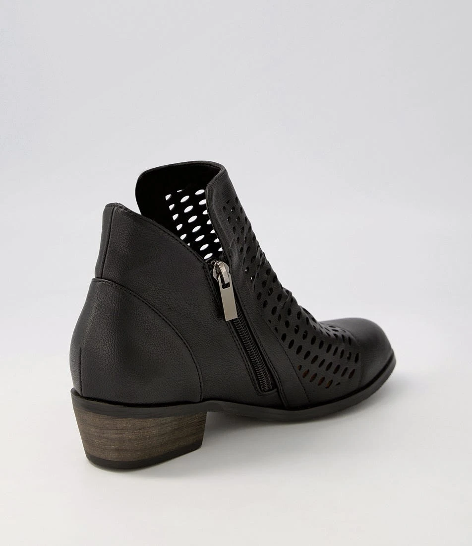 Calissie Black Ankle Boots 5 Calissie Black Ankle Boots - Image 3