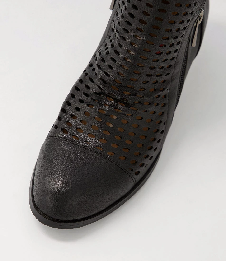 Calissie Black Ankle Boots 6 Calissie Black Ankle Boots - Image 4