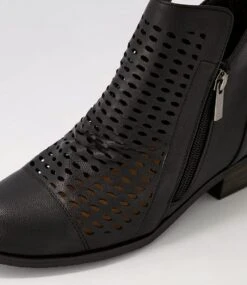 Calissie Black Ankle Boots 11 Calissie Black Ankle Boots -Lynx Shoes Shop IL12074BLASM 6