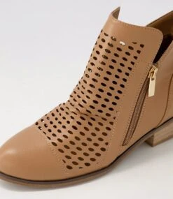 Calissie Tan Ankle Boots 11 Calissie Tan Ankle Boots -Lynx Shoes Shop IL12074TANSM 6