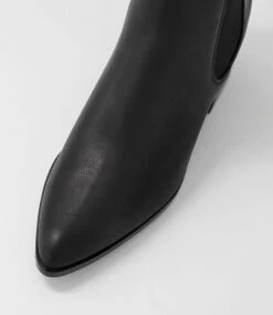 Phelena Black Smooth Ankle Boots -Lynx Shoes Shop IL12079BLASM 5