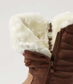 Dorela Taupe Multi Calf Boots -Lynx Shoes Shop IL12083NGVHG 6