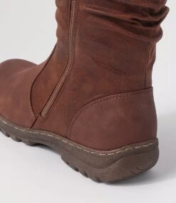 Dorela Tan Multi Calf Boots 10 Dorela Tan Multi Calf Boots -Lynx Shoes Shop IL12083TANHG 5