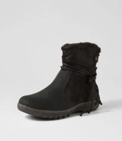 Duzzel Black Multi Ankle Boots 8 Duzzel Black Multi Ankle Boots -Lynx Shoes Shop IL12084BLAHG 3