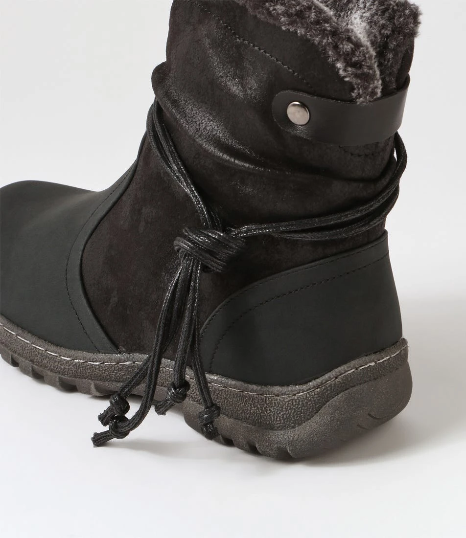 Duzzel Black Multi Ankle Boots 7 Duzzel Black Multi Ankle Boots - Image 5