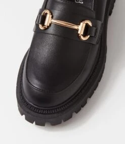 Extenda Black Loafers -Lynx Shoes Shop IL12096BLASM 5