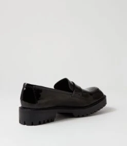 Roycine Black Patent Pu Loafers -Lynx Shoes Shop IL12098BLAUU 4