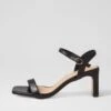 Baskiee Black Sandals -Lynx Shoes Shop IL12105BLASM 2