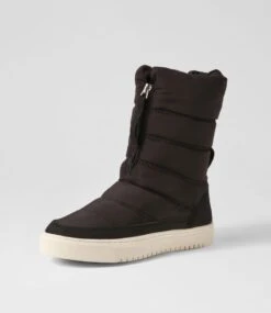 Celino Black Fabric Ankle Boots -Lynx Shoes Shop IL12109BLAFA 3