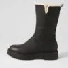 Rakkus Black Nubuck Pu Calf Boots -Lynx Shoes Shop IL12110BLAPY 2