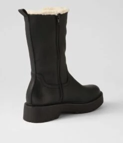 Rakkus Black Nubuck Pu Calf Boots -Lynx Shoes Shop IL12110BLAPY 4