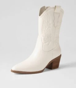 Yeehaw Milk Calf Boots -Lynx Shoes Shop IL12116NSDSM 3