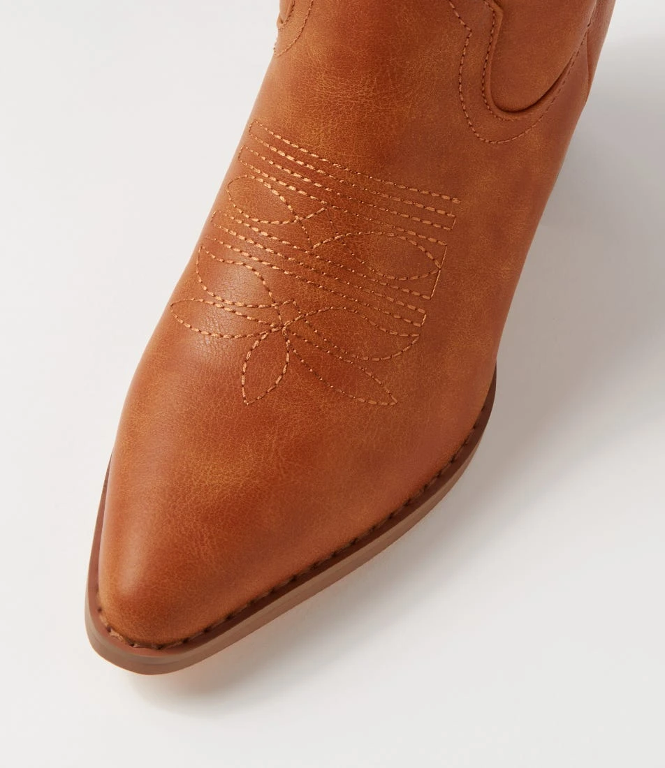 Yodel Tan Knee High Boots 6 Yodel Tan Knee High Boots - Image 4