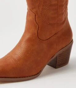 Yodel Tan Knee High Boots 11 Yodel Tan Knee High Boots -Lynx Shoes Shop IL12117TANSM 6