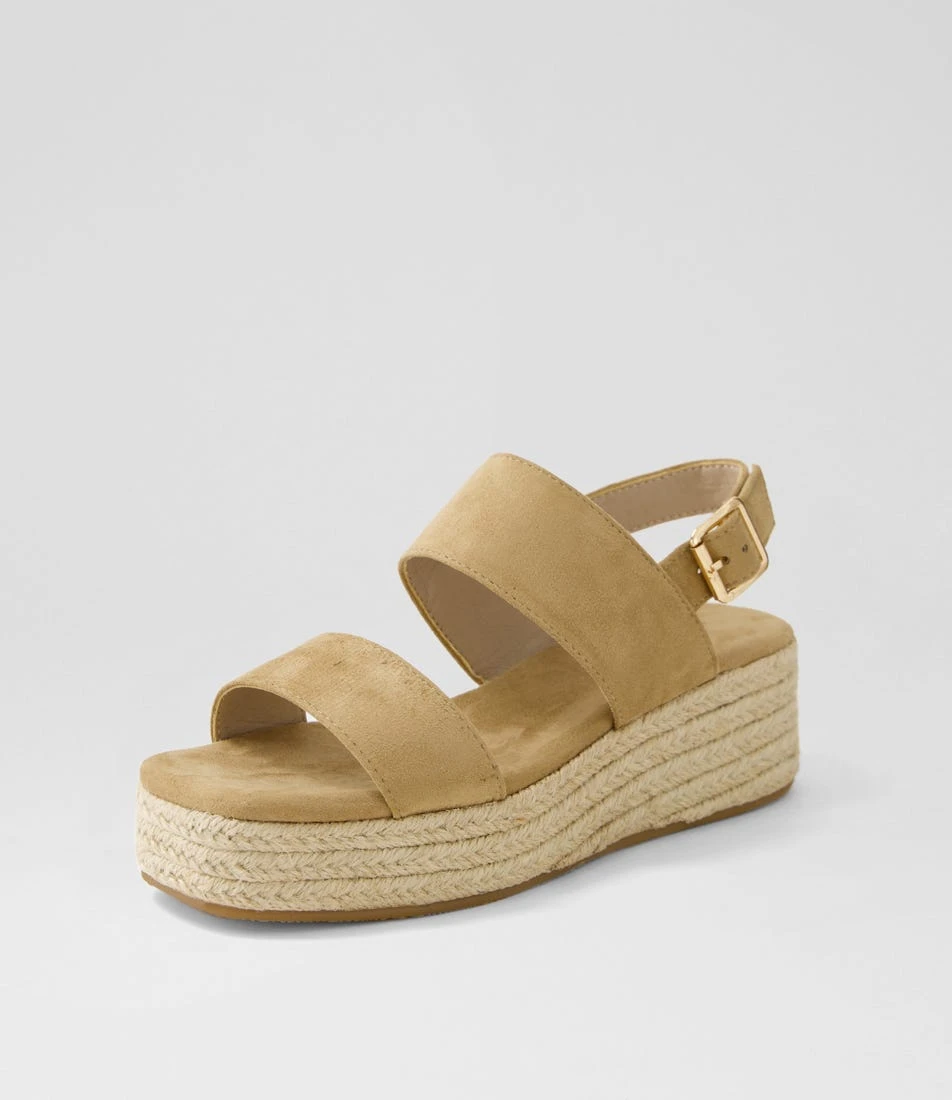 Cissie Tan Microsuede Sandals 4 Cissie Tan Microsuede Sandals - Image 2