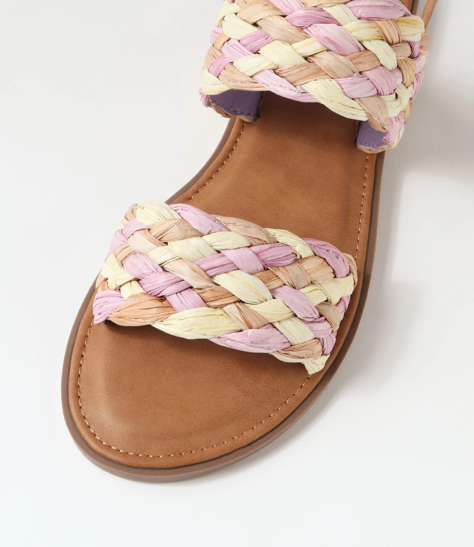 Earthleen Lilac Multi Sandals 6 Earthleen Lilac Multi Sandals - Image 4