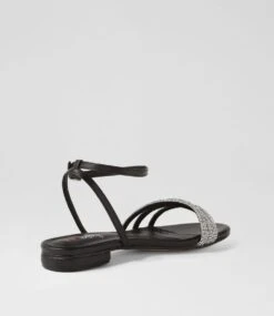 Lerno Black Sandals 9 Lerno Black Sandals -Lynx Shoes Shop IL12129BLASM 4