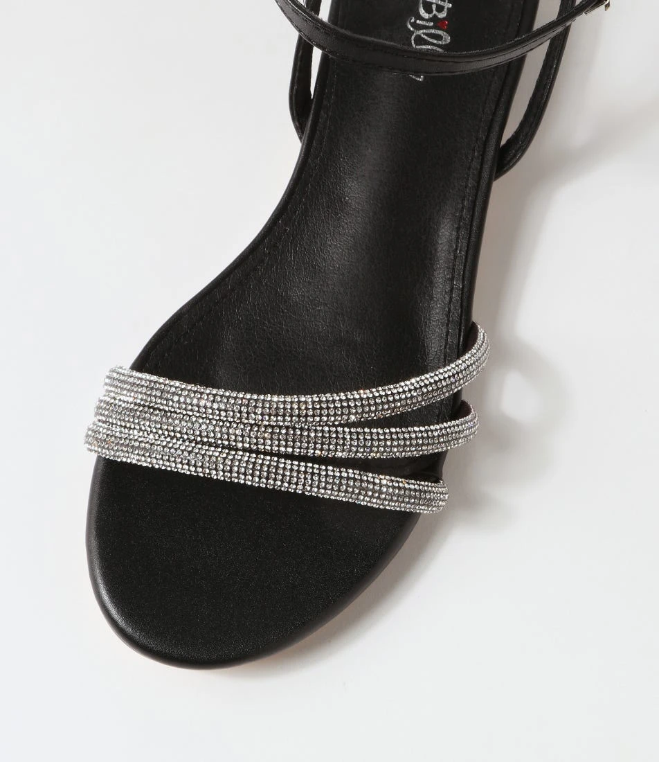 Lerno Black Sandals 6 Lerno Black Sandals - Image 4